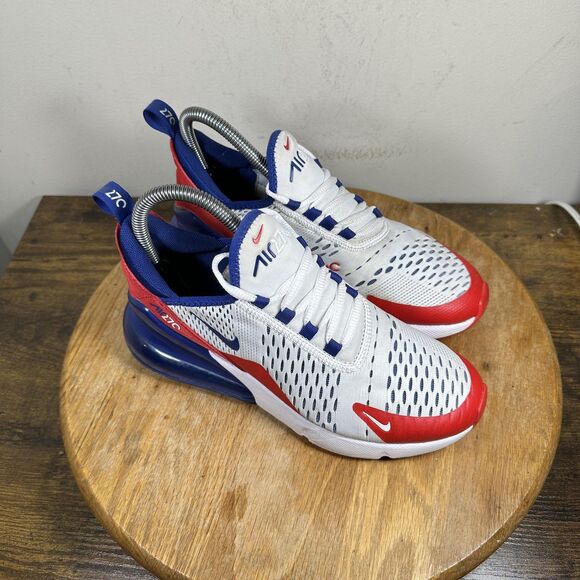 Nike Shoes - Nike Air Max 270 Shoes Womens Size 6.5 White Red Blue CW5855-100